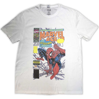 Marvel Comics Unisex T-Shirt: Spider-Man Marvel Age Comic Cover