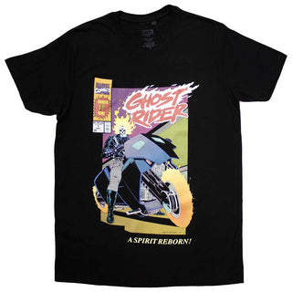 Marvel Comics Unisex T-Shirt: Ghost Rider Spirit Reborn Comic Cover