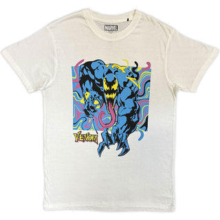 Marvel Comics T-Shirt: Venom Psych Crawl (White)