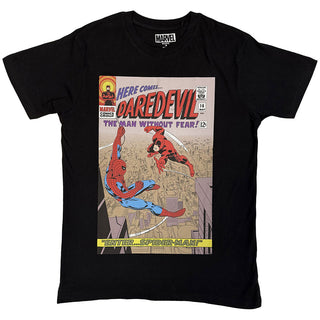 Marvel Comics T-Shirt: Daredevil Enter Spider-Man (Black)