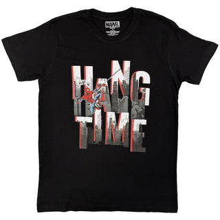 Marvel Comics T-Shirt: Hang Time Spider-Man (Black)