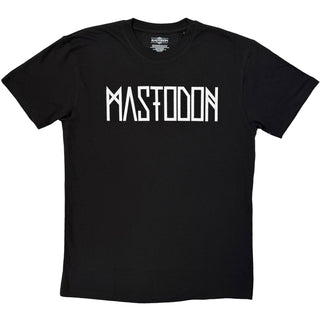 Mastodon T-Shirt: Logo Mono (Black)