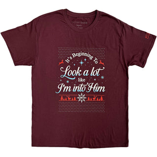 Michael Buble T-Shirt: Into Him (Maroon Red)