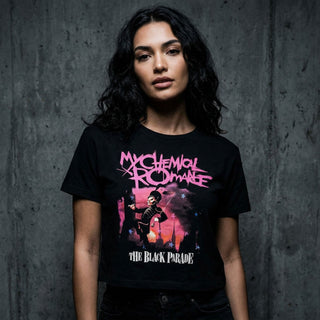 My Chemical Romance Ladies Crop Top: March