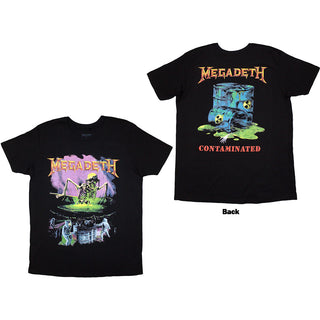 Megadeth Unisex T-Shirt: Contaminated (Back Print)