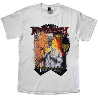 Megadeth T-Shirt: Vic Sawblade (White)