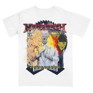 Megadeth T-Shirt: Vic Sawblade (White)