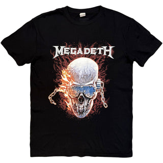 Megadeth T-Shirt: Vic & Flames (Black)