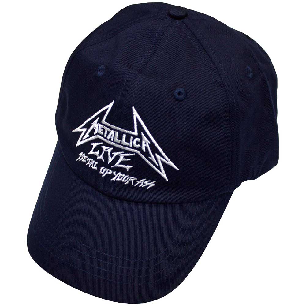 Metallica Live Baseball Cap — Blue Cotton Official – ATC Music Merch