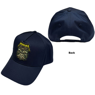 Metallica Baseball Cap: Moth Into Flame (Navy Blue)