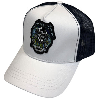 Metallica Mesh Back Cap: Stage Pit (Navy Blue & White)