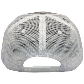 Metallica Mesh Snapback Cap: Squindo Since '81 (Grey & White)
