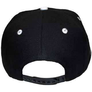 Metallica Unisex Snapback Cap: The Shortest Straw Multi Eyes (Black & Grey)