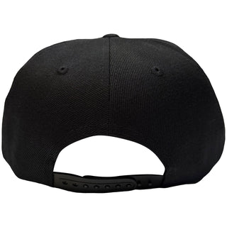 Metallica Snapback Cap: 3D & M Logos (Black)