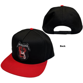Metallica Snapback Cap: Cliff 'Em All Bass (Black & Red)
