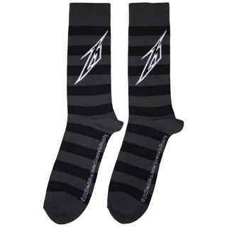 Metallica Unisex Ankle Socks: Lightning M (Charcoal Grey) (UK Size 6 - 11)