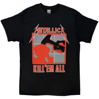 Metallica Unisex T-Shirt: Kill 'Em All (Black) (Back Print)