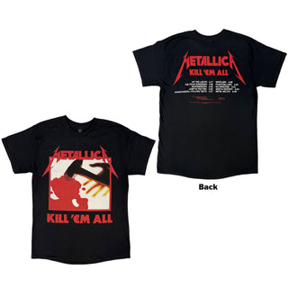 Metallica T-Shirt: Kill 'Em All Tracks (Back Print)