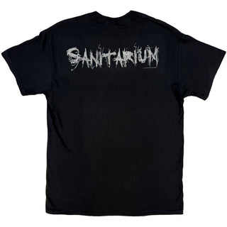 Metallica Unisex T-Shirt: Sanitarium (Black) (Back Print)