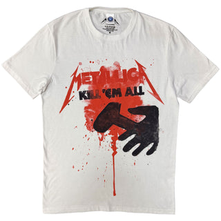 Metallica T-Shirt: Kill Them All Splats (White)