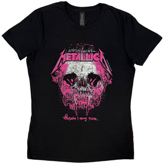 Metallica Ladies Slim Fit T-Shirt: Wherever I May Roam