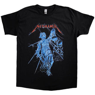 Metallica Unisex T-Shirt: Blue Justice