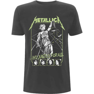 Metallica Unisex T-Shirt: Justice Faces