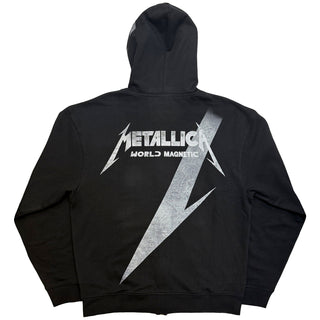 Metallica Zipped Hoodie: Shrouded (Black) (Back print)