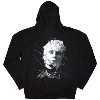 Machine Gun Kelly Pullover Hoodie: Cracked Glass