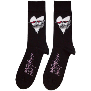 Machine Gun Kelly Ankle Socks: Heart Face