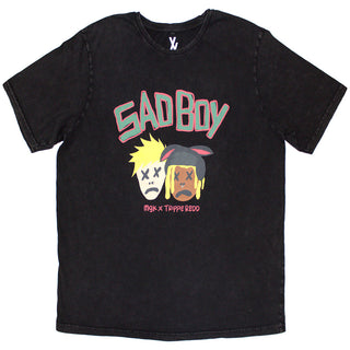 Machine Gun Kelly Unisex Stone Wash T-Shirt: Sad Boy