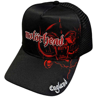 Motorhead Mesh Back Cap: England Red Warpig