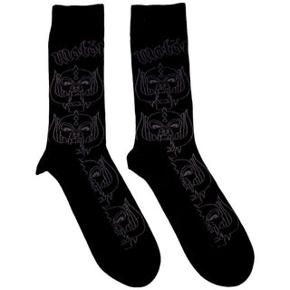 Motorhead Unisex Ankle Socks: Warpig Outlines