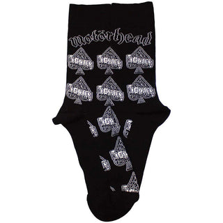 Motorhead Unisex Ankle Socks: Ace Of Spades Repeat (Black) (UK Size 4 - 7)