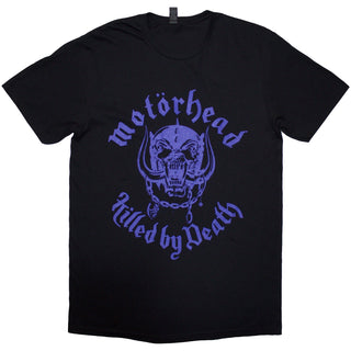 Motorhead Unisex T-Shirt: Killed By Death Lyric (Black) (Back Print)