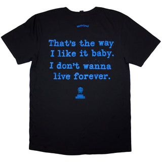 Motorhead Unisex T-Shirt: Ace Of Spades Lyric (Back Print) (Black)