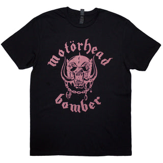 Motorhead Unisex T-Shirt: Bomber Lyric (Black) (Back Print)