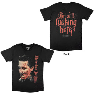 Motionless In White T-Shirt: Decades (Black) (Back Print)