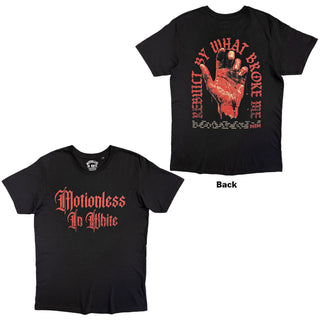 Motionless In White T-Shirt: Hand (Black) (Back Print)