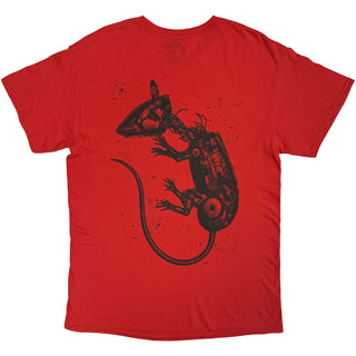 Motionless In White T-Shirt: Playing God (Red) (Back Print)