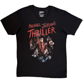 Michael Jackson T-Shirt: Thriller Zombies (Black)