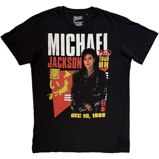 Michael Jackson T-Shirt: Bad Tour '88 Tokyo (Black)
