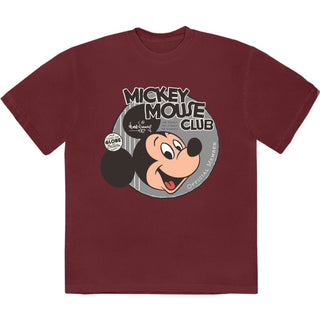 Disney T-Shirt: Mickey Mouse Club (Maroon Red)