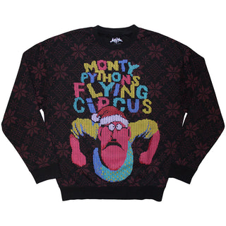 Monty Python Sweatshirt: Flying Circus Grumpy Man (Black)