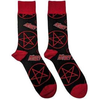 Motley Crue Unisex Ankle Socks: Logos & Pentagrams