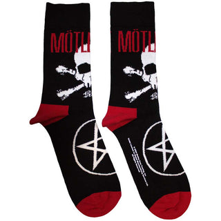 Motley Crue Unisex Ankle Socks: Skull & Crossbones