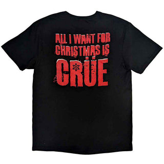 Motley Crue T-Shirt: Xmas Crue (Back Print)