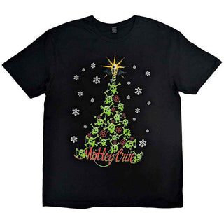 Motley Crue T-Shirt: Xmas Crue (Back Print)