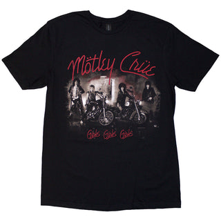 Motley Crue Unisex T-Shirt: Girls, Girls, Girls Vintage