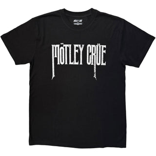 Motley Crue T-Shirt: Logo Mono (Black)